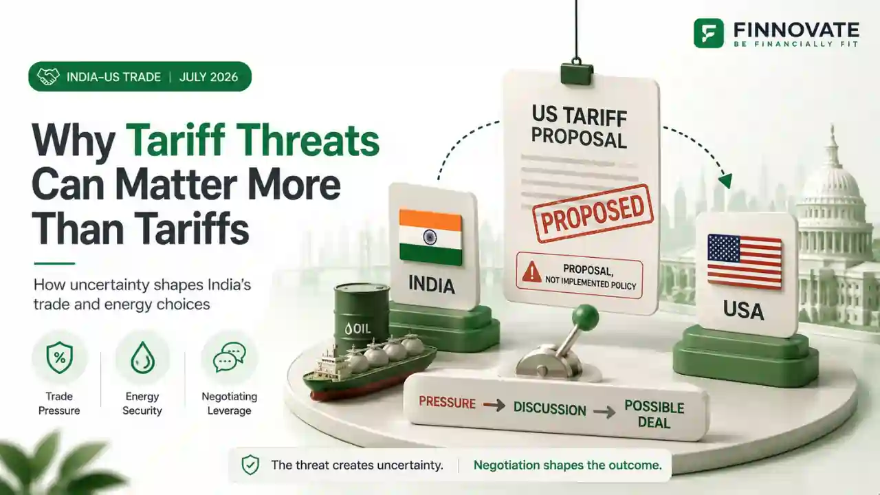 US tariff proposal on India showing how tariff threats, trade pressure and energy security can influence India-US negotiations before implementation.