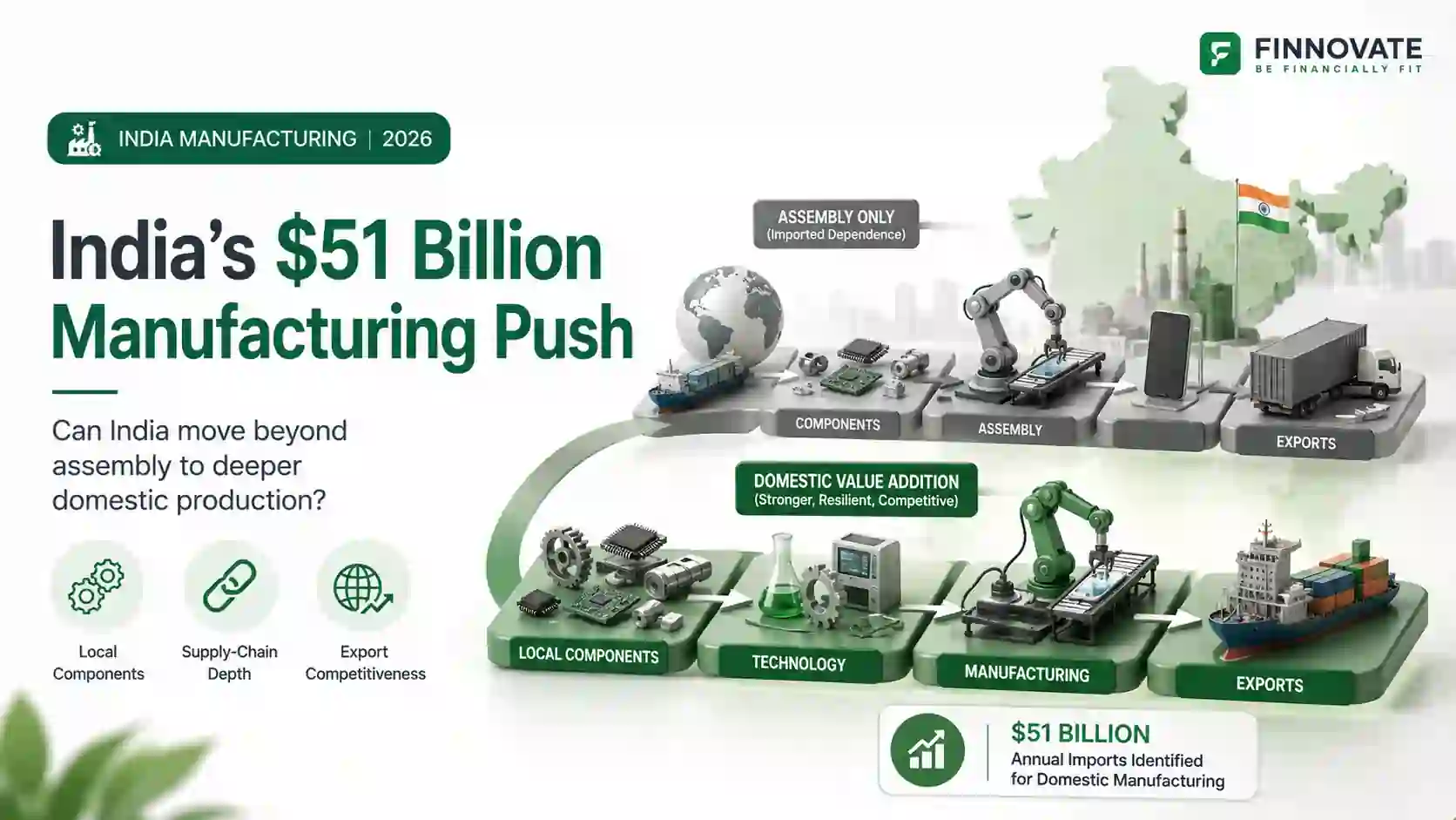 India's $51 Billion Import Substitution Push: Can It Go Beyond Assembly?