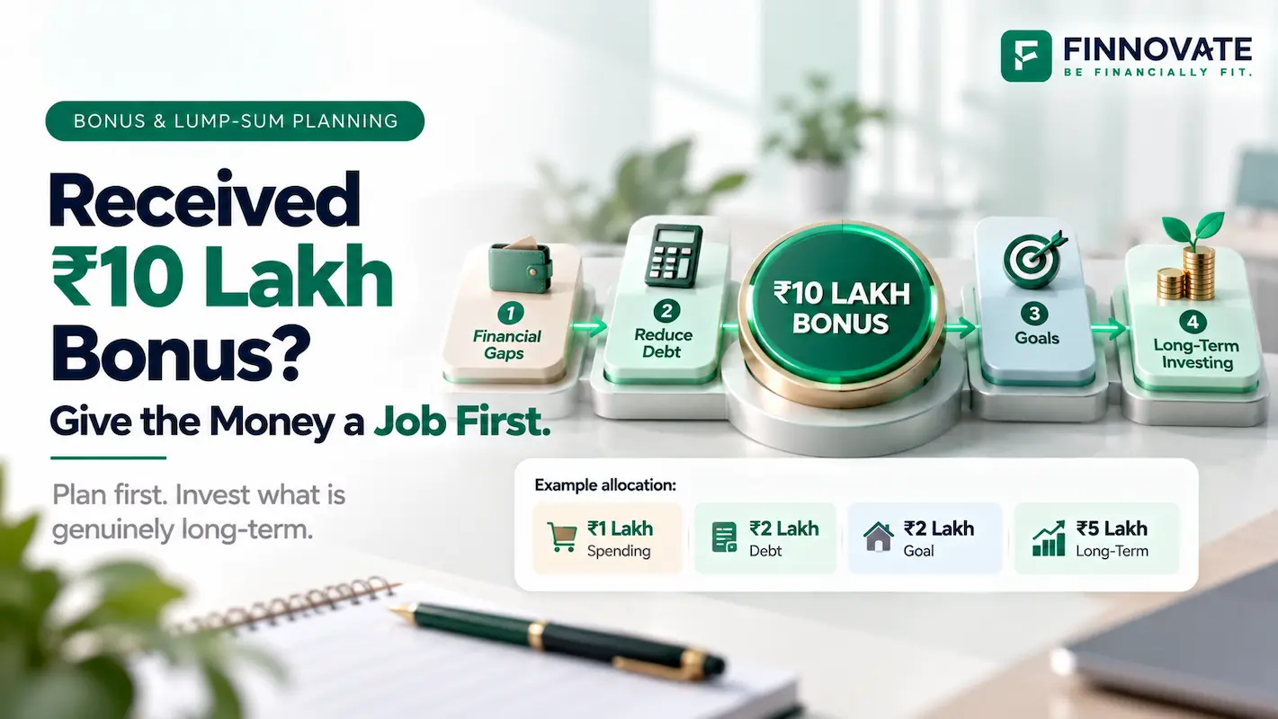 Received ₹10 Lakh as a Bonus? How Should You Invest It?