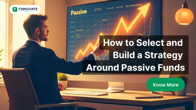 investor analyzing index fund performance, depicting passive investing strategies.