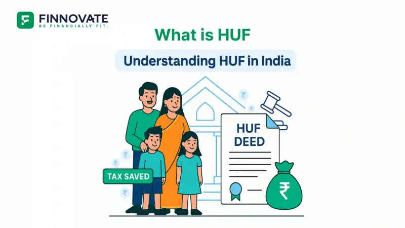 HUF structure and tax saving in Indian families illustration