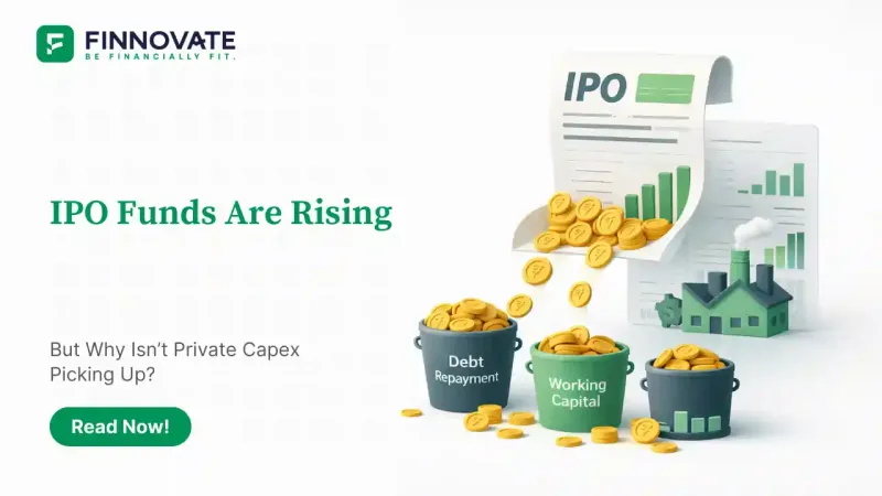 IPO fund utilisation in India showing limited impact on private sector capital expenditure