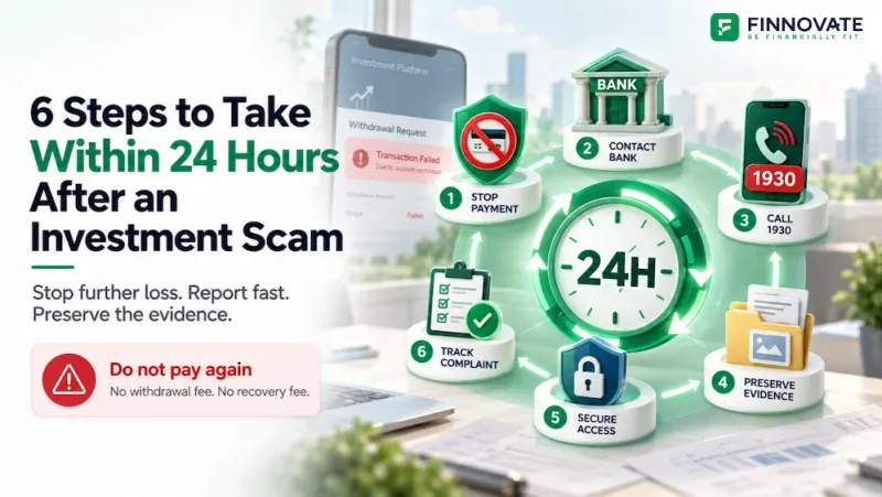 Investment Scam? 6 Steps to Take Within 24 Hours
